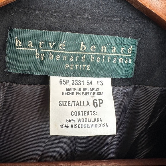 Harve Benard fitted jacket, button front, in a wool & viscose blend, lined - Picture 7 of 8